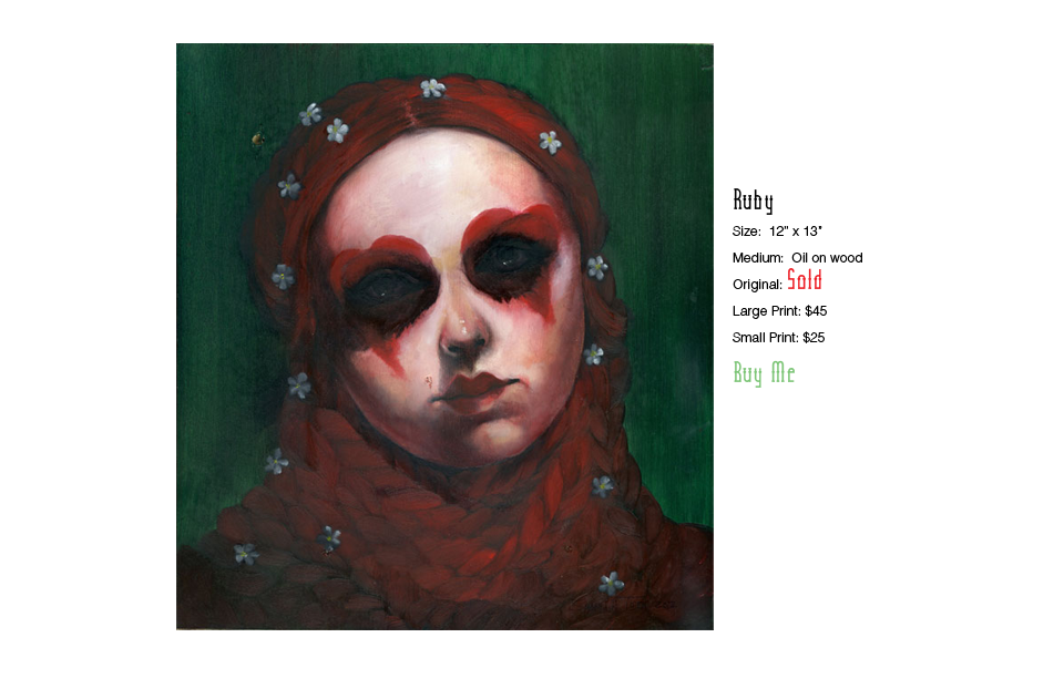 Shannon Toth Oil Painting Ruby